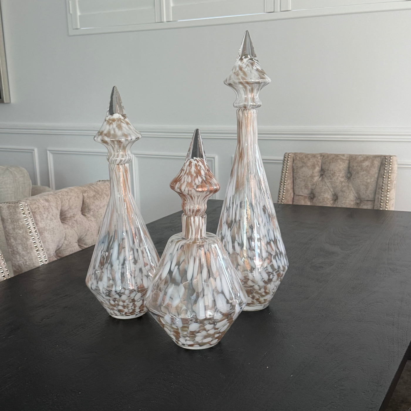 Tamara blown glass jar