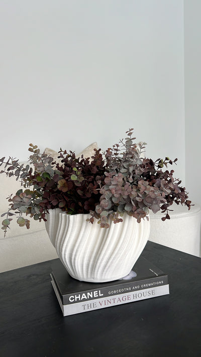 Venice ceramic wide vase - Luscious Homewares