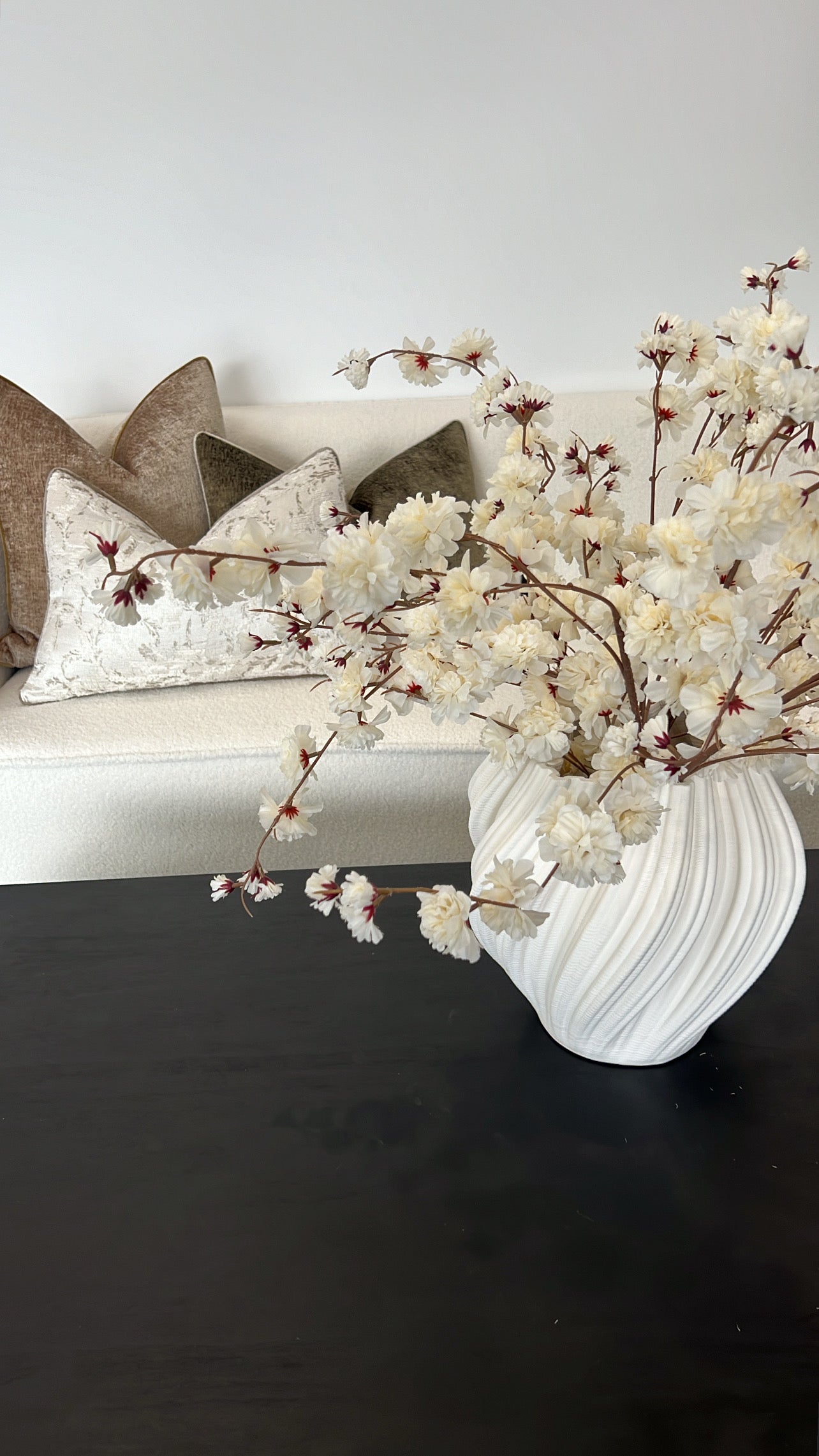 Alina sandy cushion - Luscious Homewares