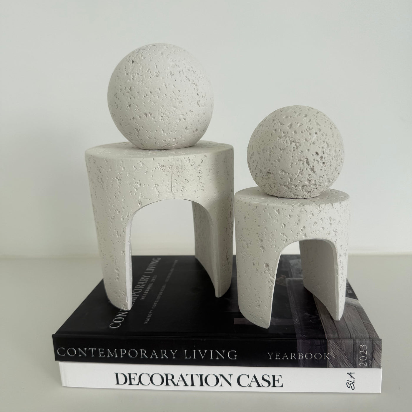 Four cornered arch geometric Stone ornaments