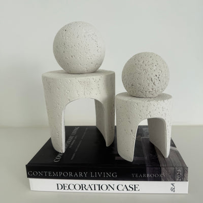 Four cornered arch geometric Stone ornaments