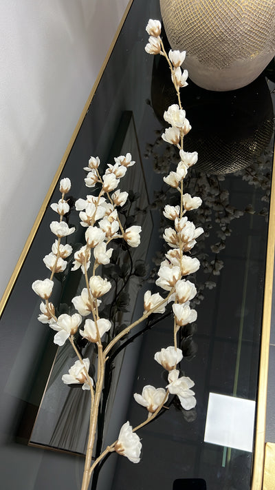Cream Cherry blossom 110 cm stem - Luscious Homewares