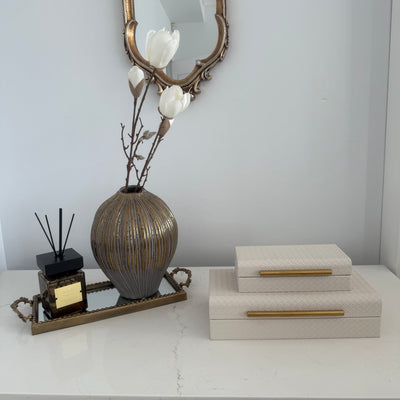 Regency ornate mirror tray