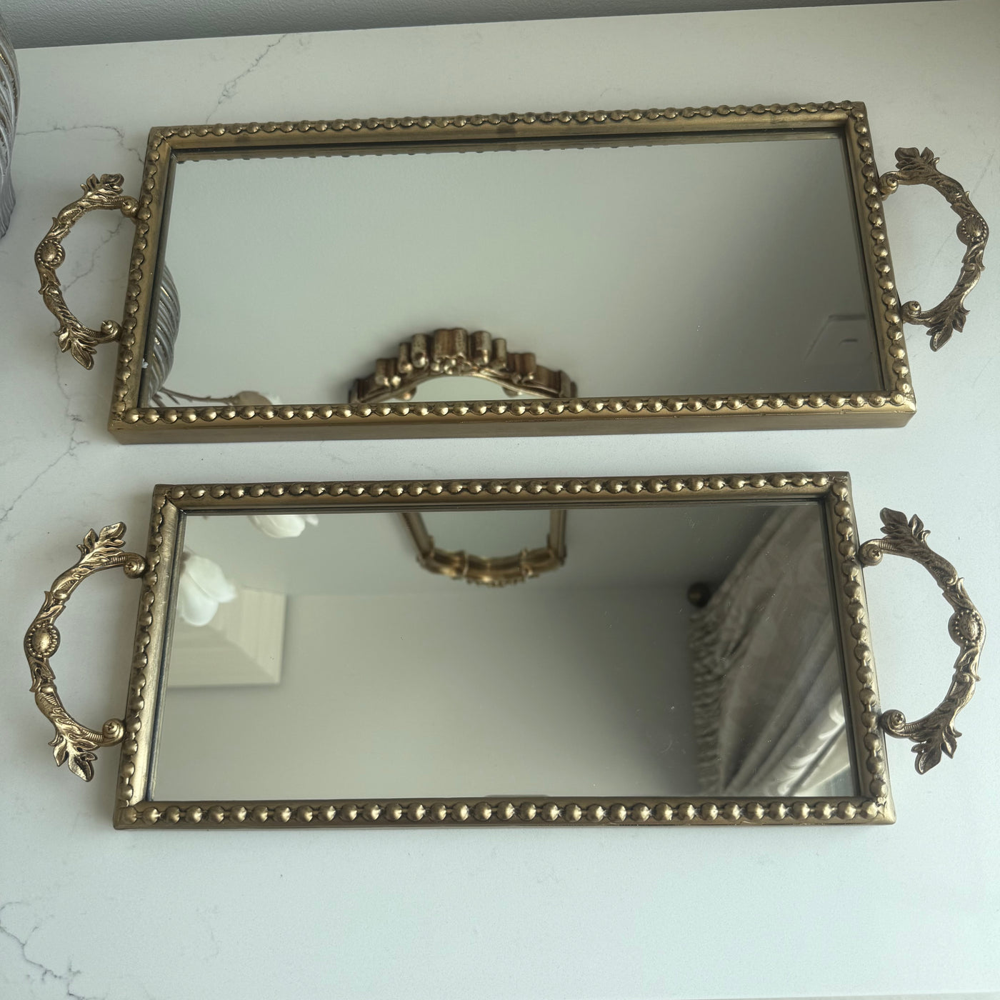 Regency ornate mirror tray
