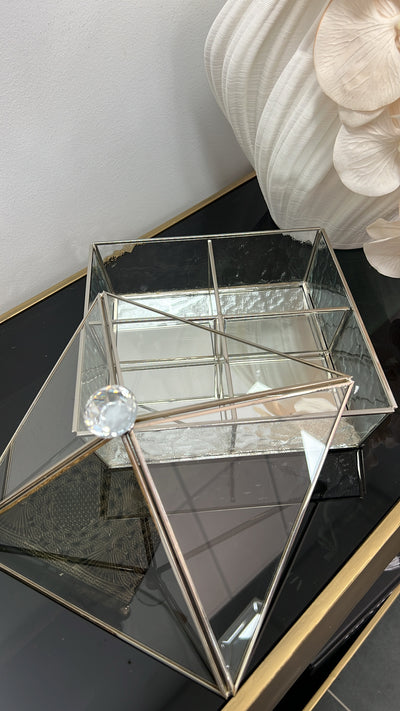 Naya silver compartment box / serving - Luscious Homewares