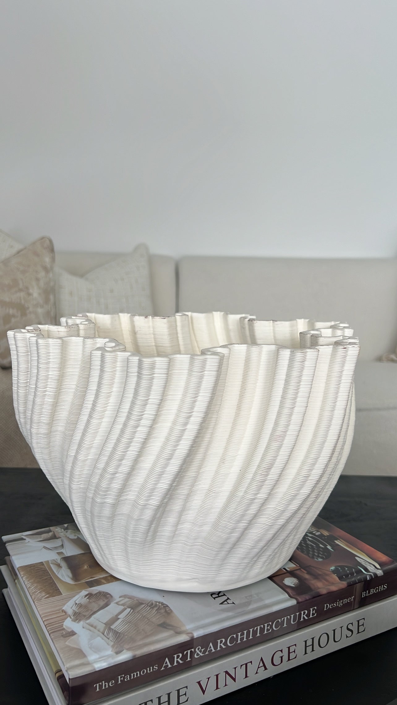 Venice ceramic wide vase - Luscious Homewares