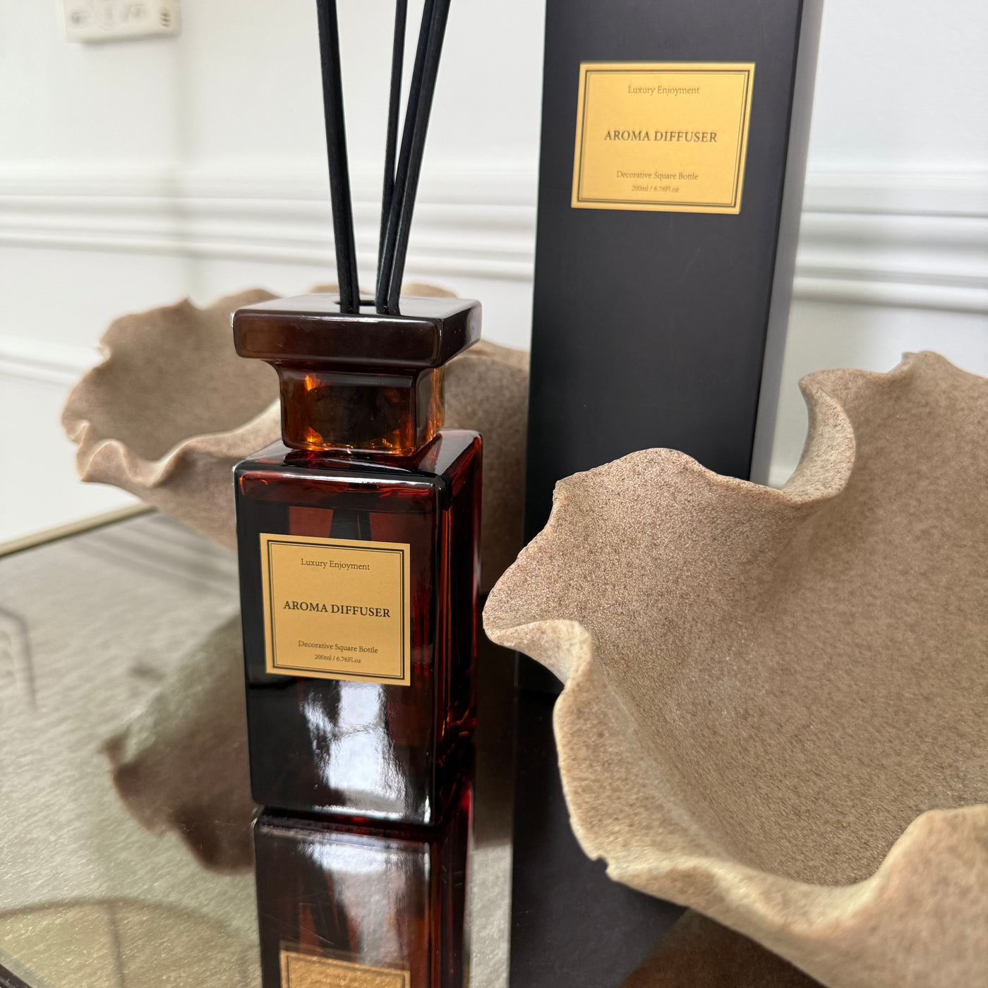 Luxury Marble Glass Diffuser Encounter 200ml | Luscious Homewares