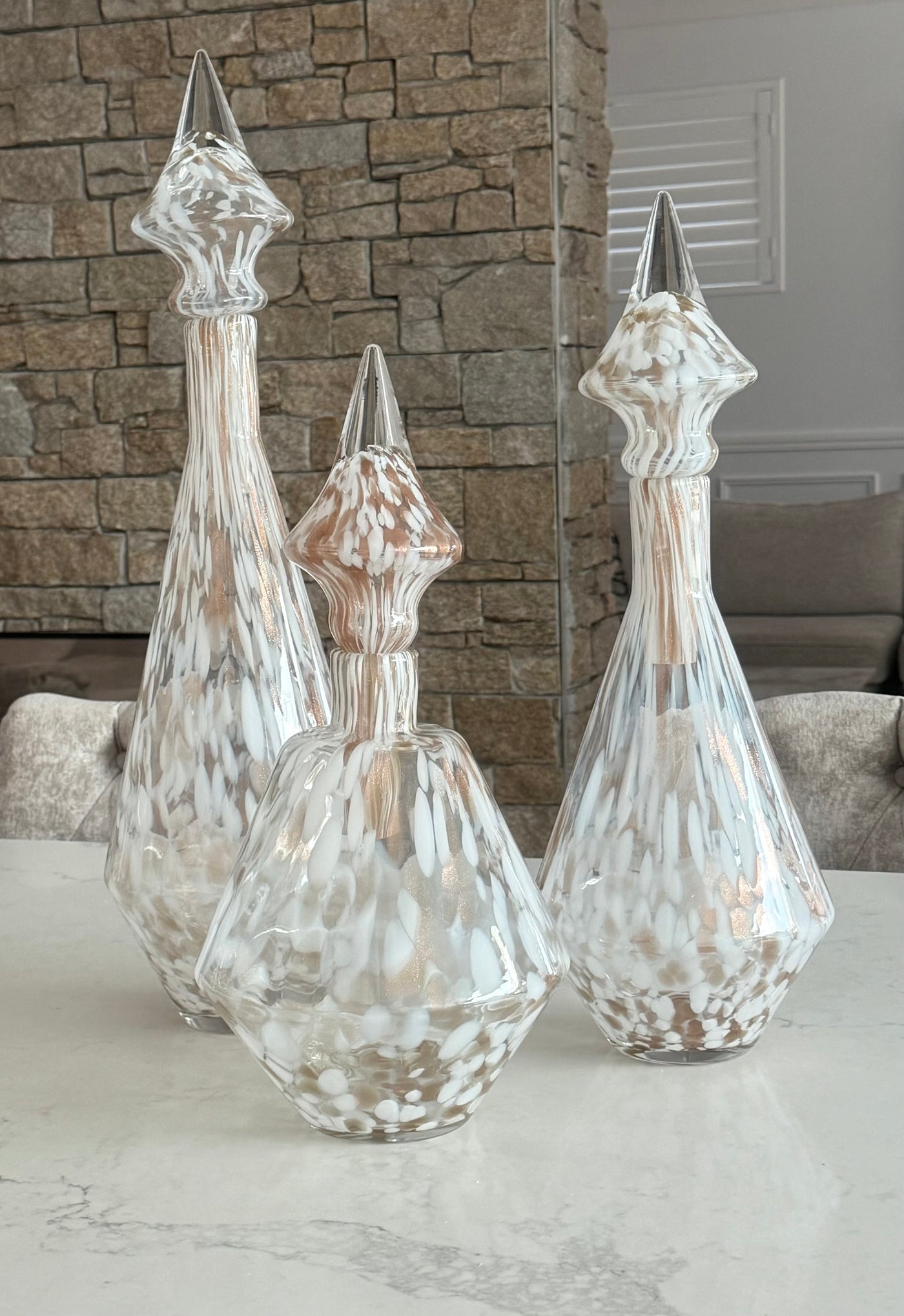 Tamara blown glass jar