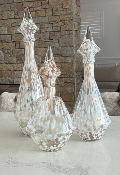 Tamara blown glass jar
