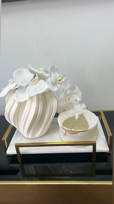 Lara marble Trinket box - Luscious Homewares