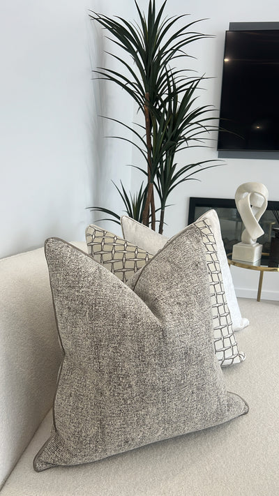 Solace natural cushion - Luscious Homewares