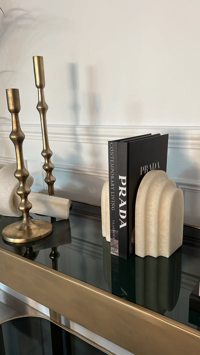 Marble effect Bookends - Luscious Homewares