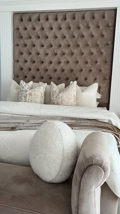 De luxe latte throw 140x220cm