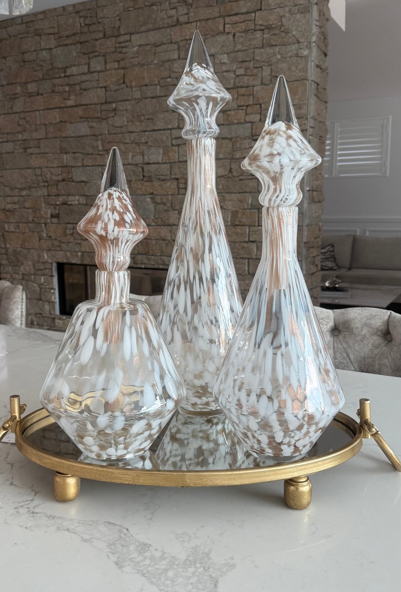 Liberty tray Oval Gold