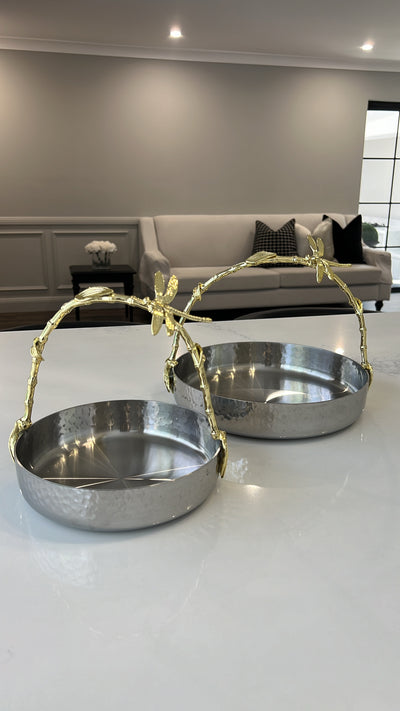 Dragonfly serving / decorative handle tray - Luscious Homewares