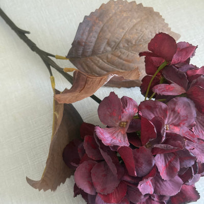 Hydrangea soft touch artificial stem