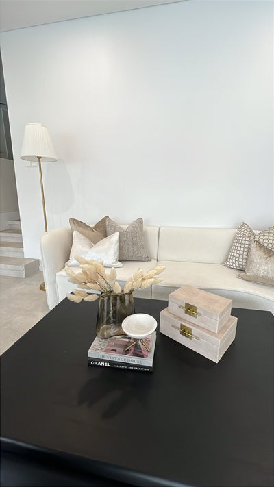 Brass gold Floor lamp - Luscious Homewares
