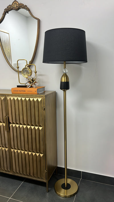 Gold brass clock - Luscious Homewares