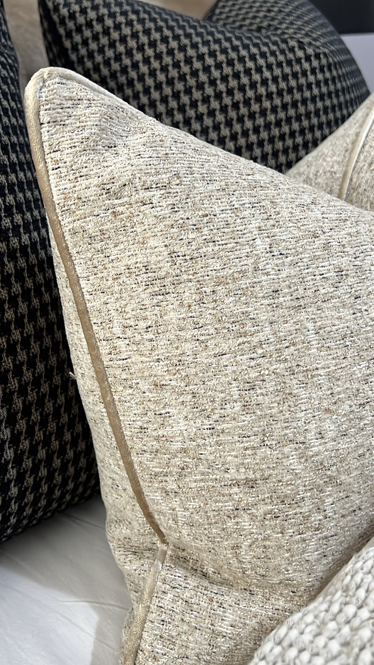 Oat cushion - Luscious Homewares