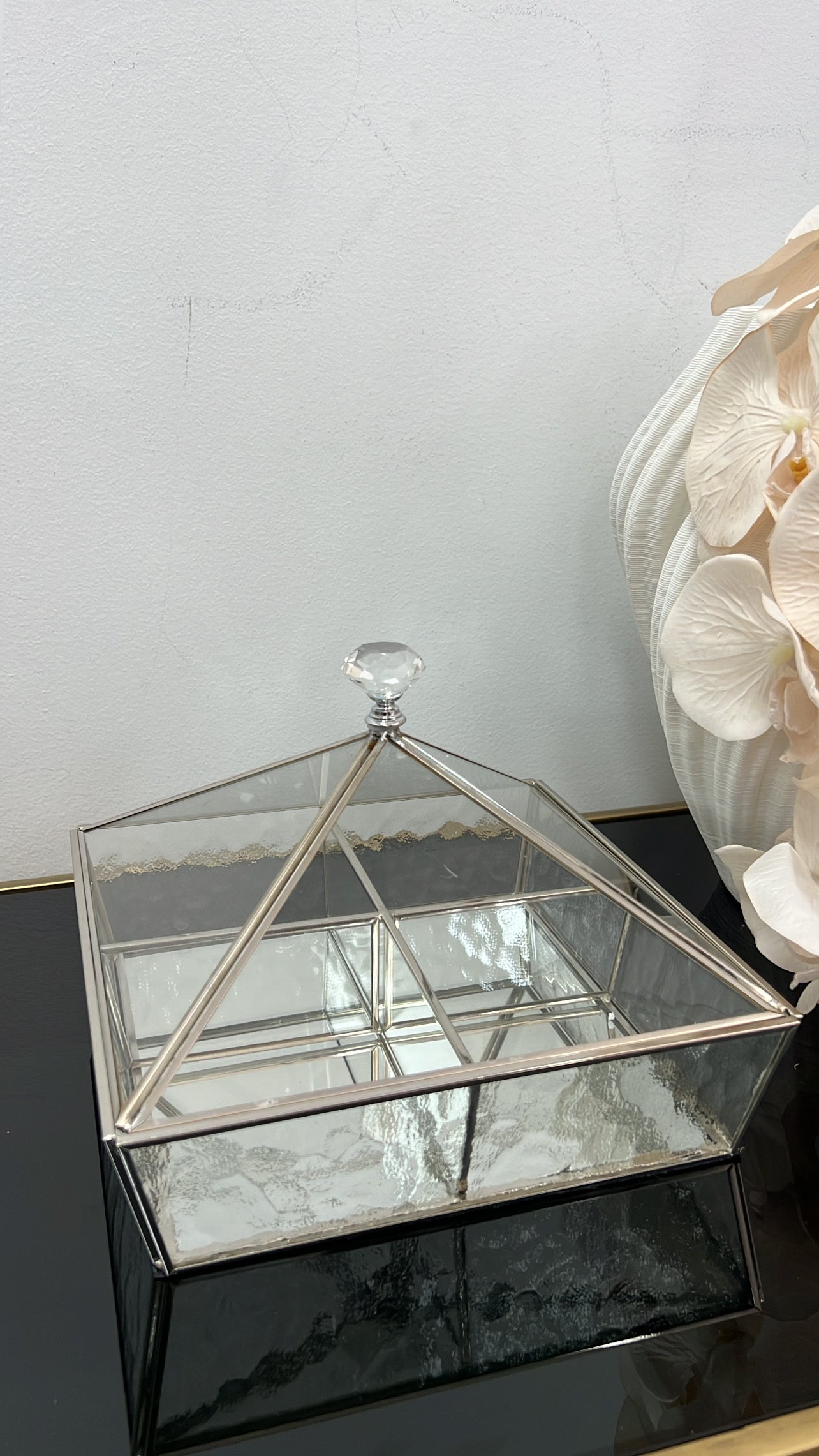 Naya silver compartment box / serving - Luscious Homewares