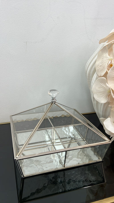 Naya silver compartment box / serving - Luscious Homewares