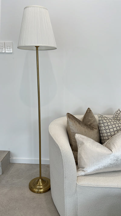 Brass gold Floor lamp - Luscious Homewares