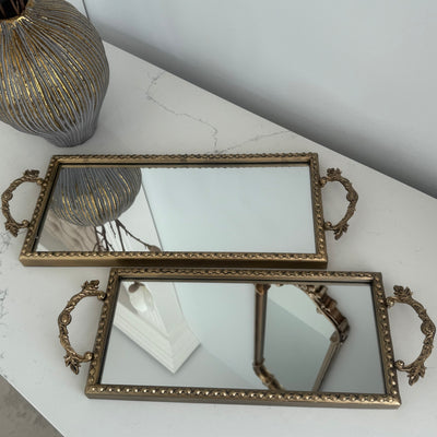 Regency ornate mirror tray