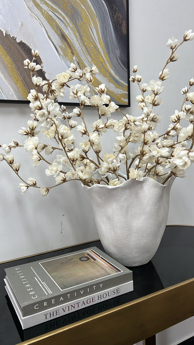 Wave stoneware vase - Luscious Homewares