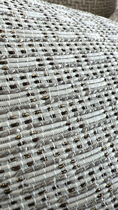 Zell champagne cushion - Luscious Homewares