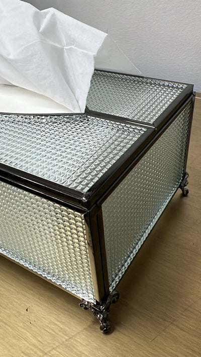 Dior Black tissue box - Luscious Homewares