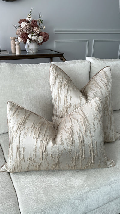 Cecilia ivory cushion - Luscious Homewares