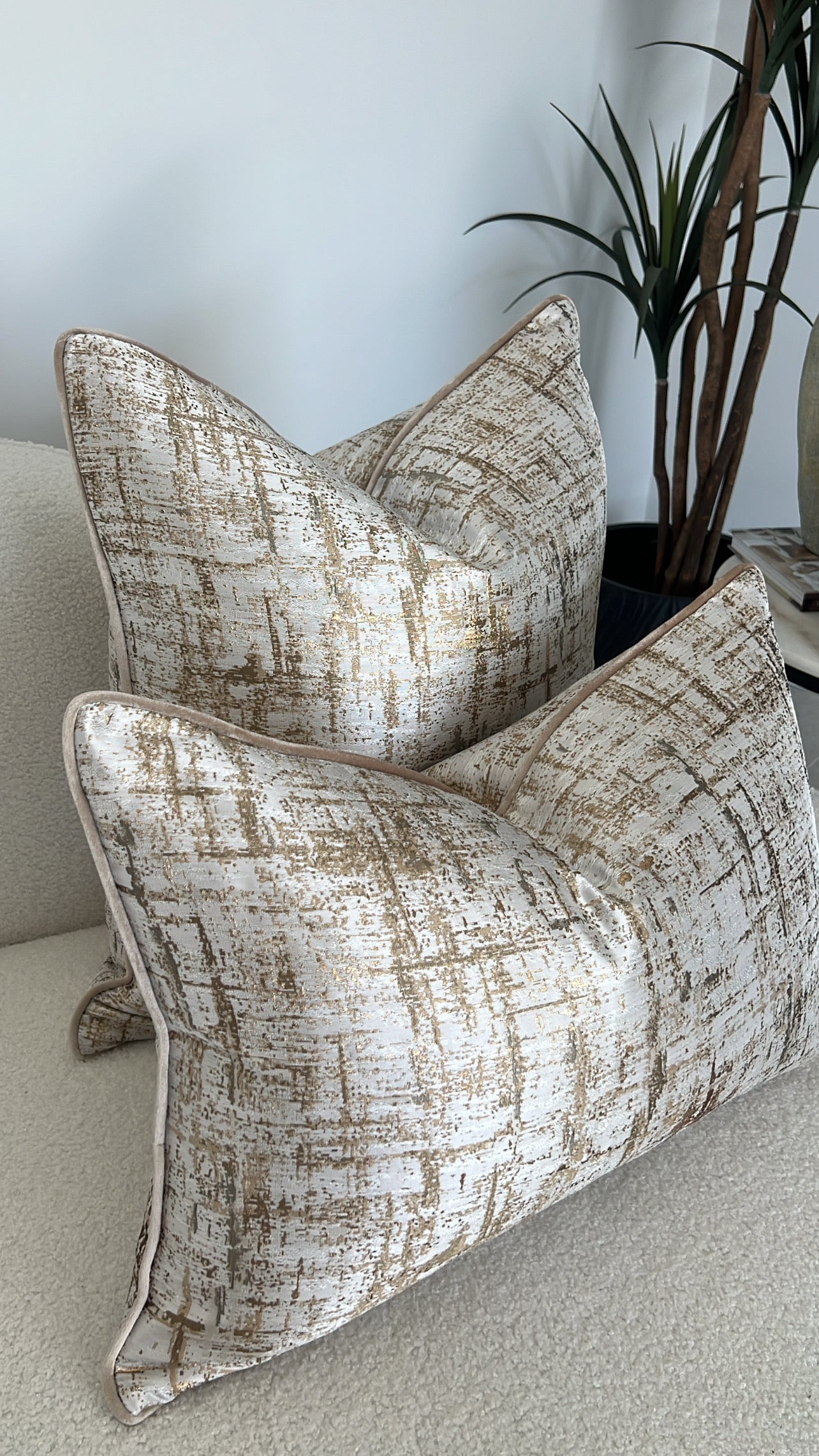 Precious nude cushion - Luscious Homewares