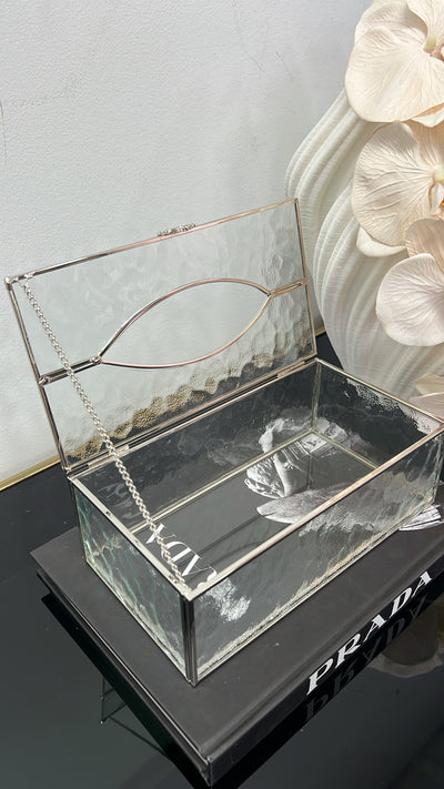 Naya silver tissue box - Luscious Homewares