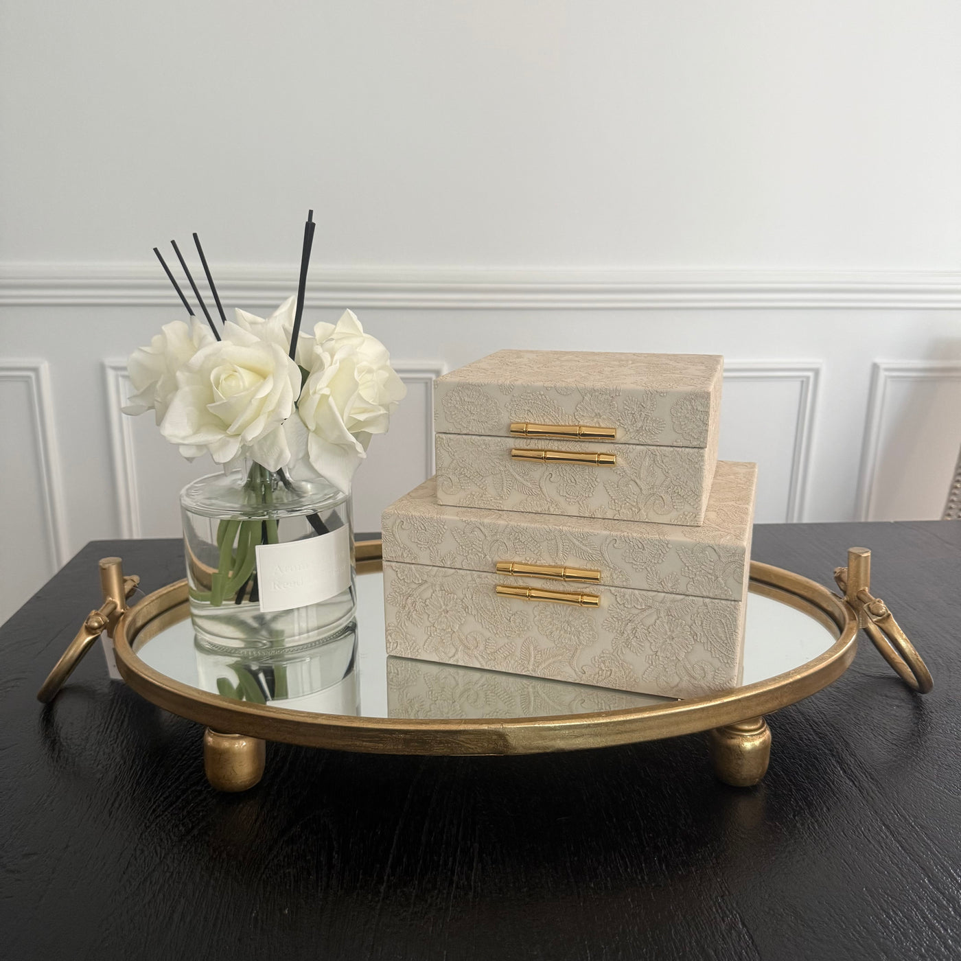 Liberty tray Oval Gold