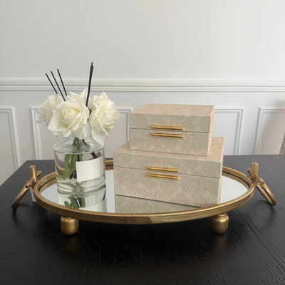 Liberty tray Oval Gold