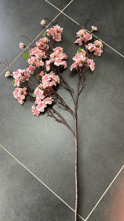 Blush pink floral Cherry blossom 110cm stem - Luscious Homewares