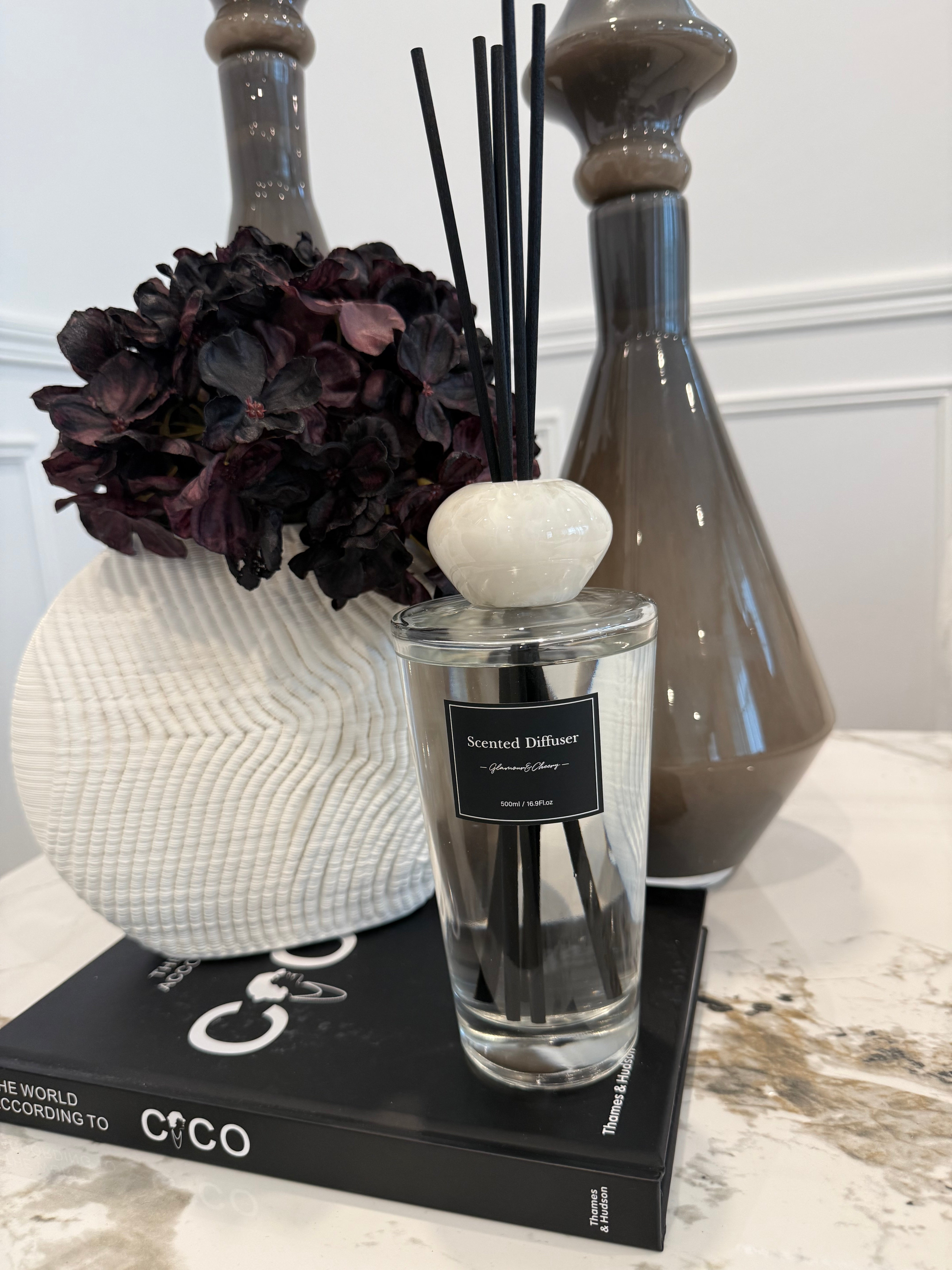 Marble stone Diffuser freesia scent 500ml– Luscious Homewares
