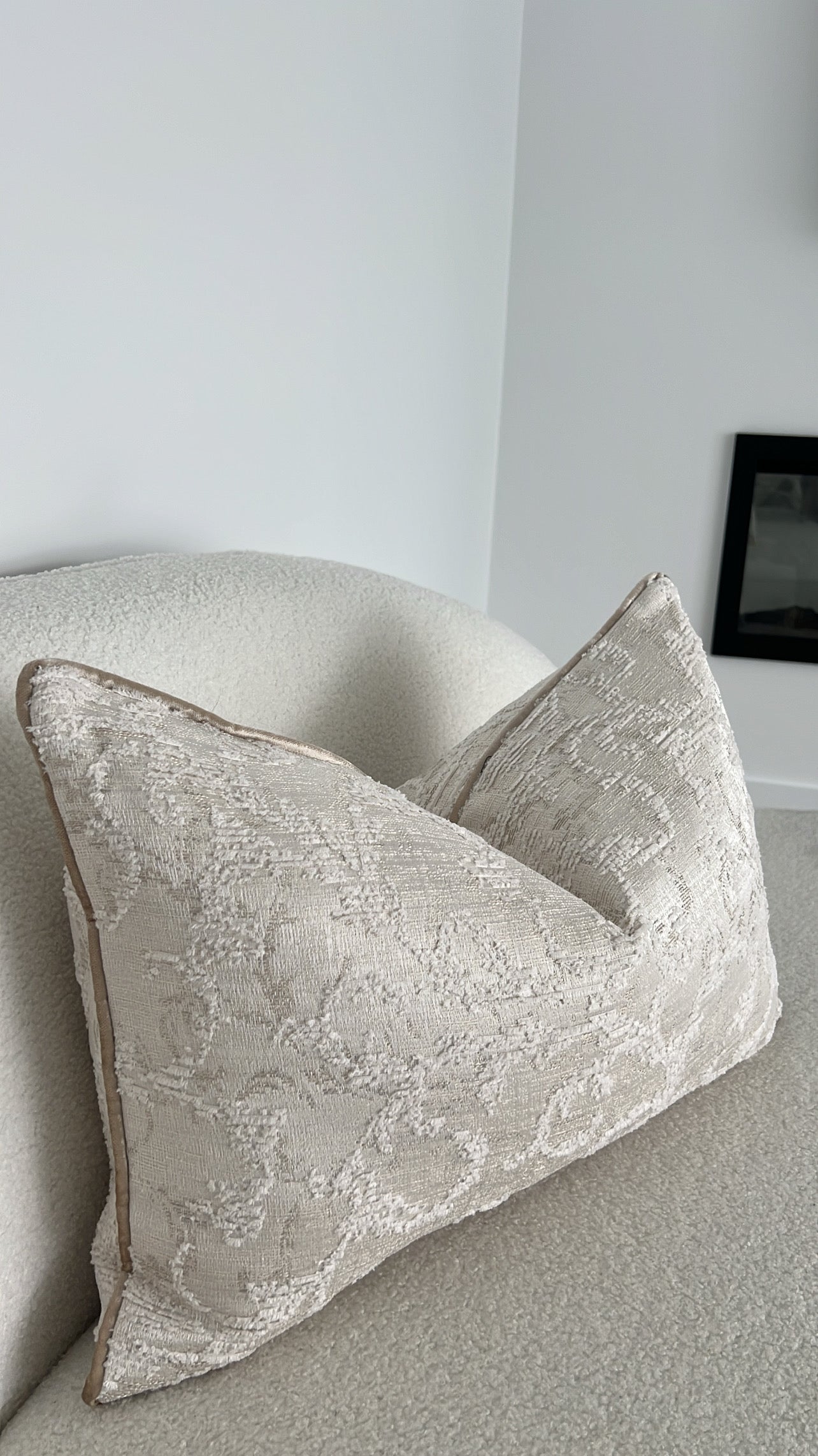 Bella nude cushion - Luscious Homewares