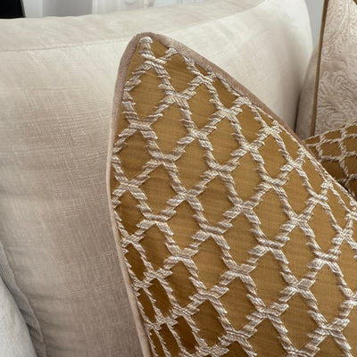 Milana gold cushion
