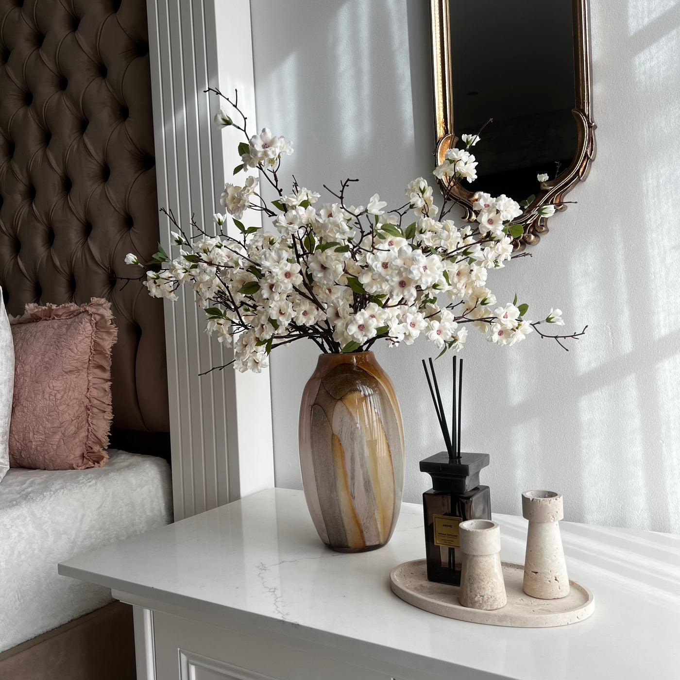 Poppy Glass vase - Luscious Homewares
