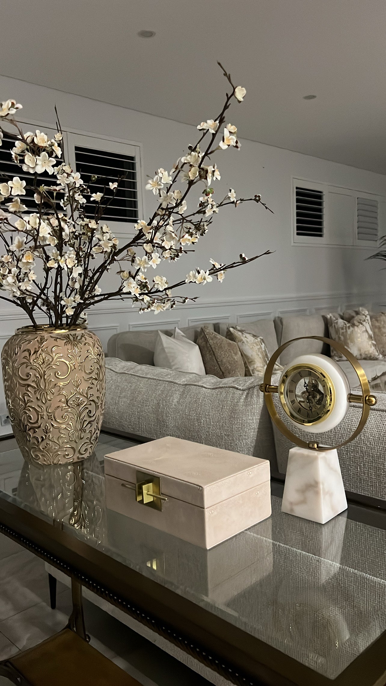 Cherry blossom branch 120 cm stem