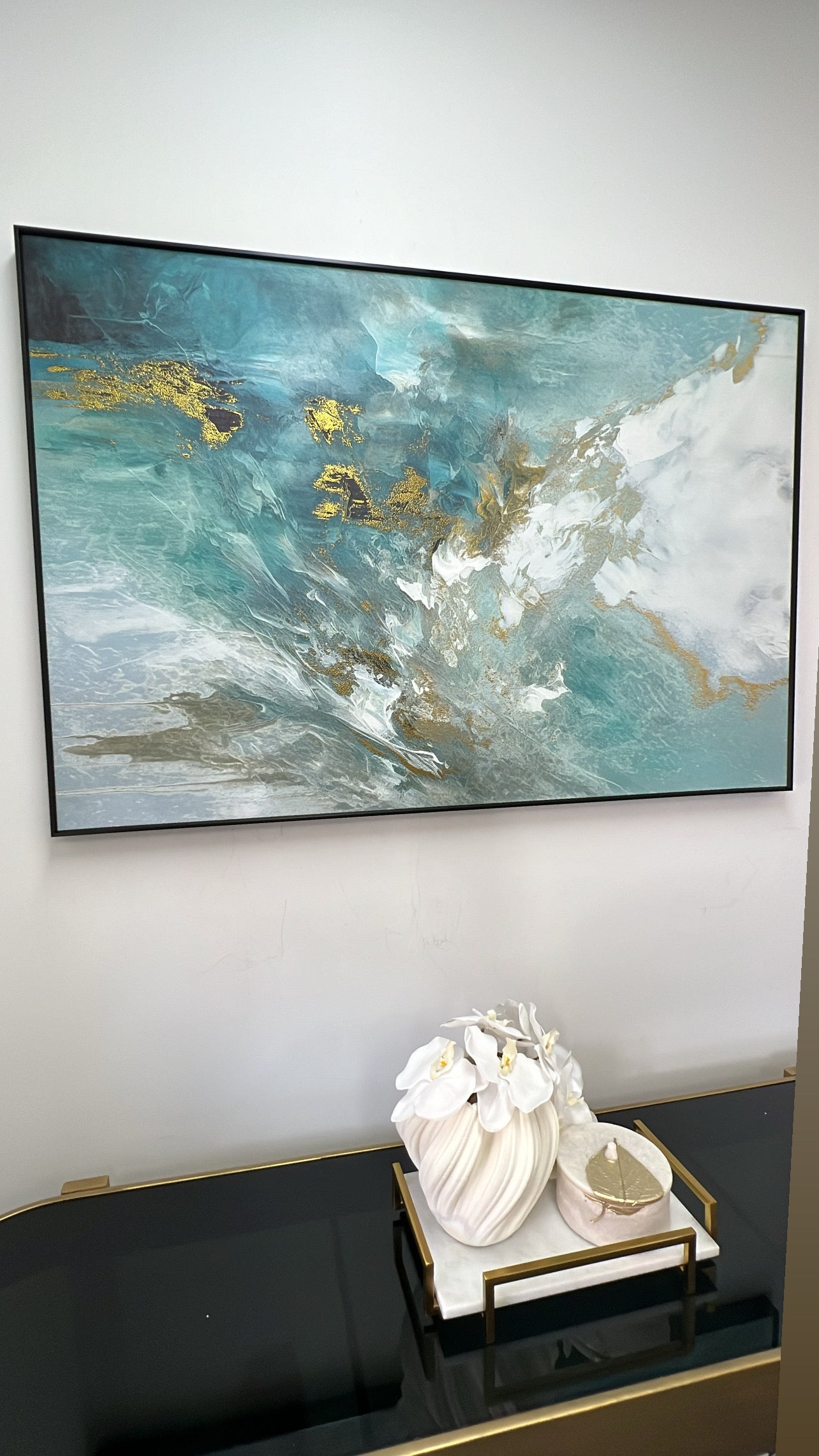 Arctic sea wall art frame - Luscious Homewares
