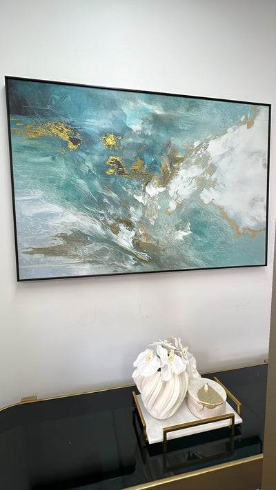 Arctic sea wall art frame - Luscious Homewares