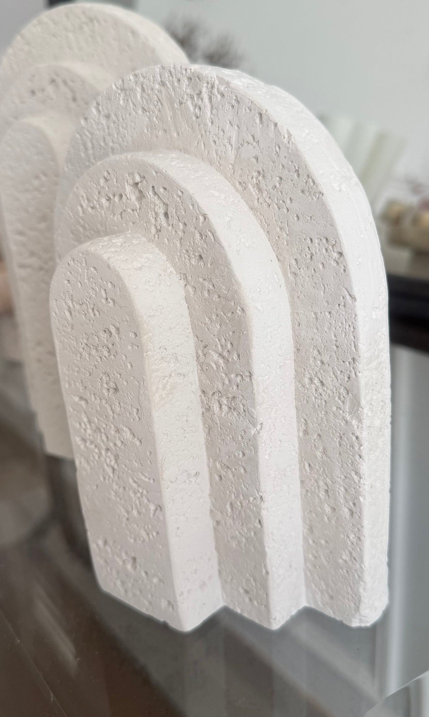 Terra Stone arch sculpture - Luscious Homewares