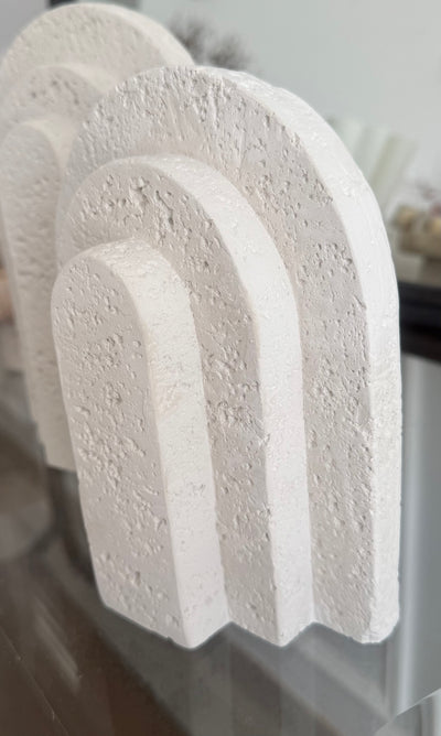 Terra Stone arch sculpture - Luscious Homewares