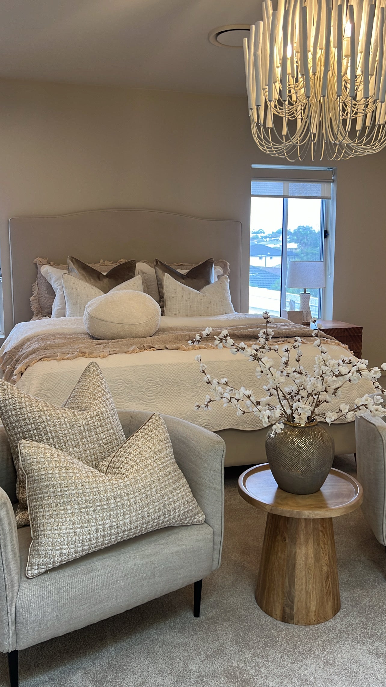 Ayala shimmer Cushion - Luscious Homewares
