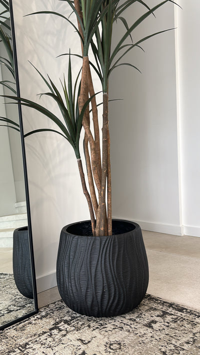 Yukka Artificial plant / black pot - Luscious Homewares