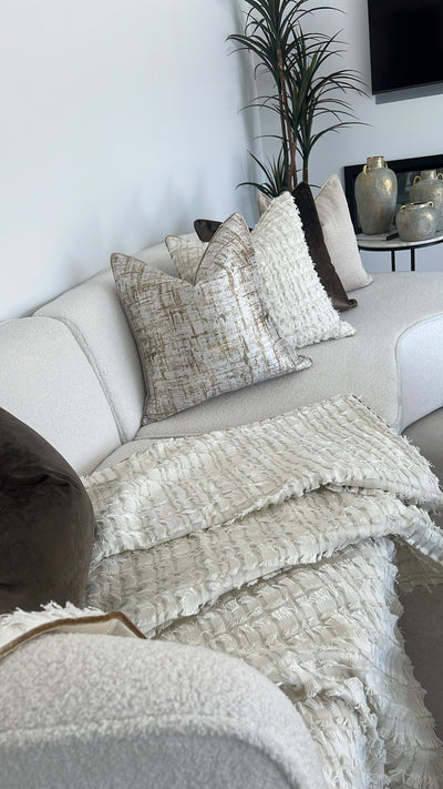 Precious nude cushion - Luscious Homewares