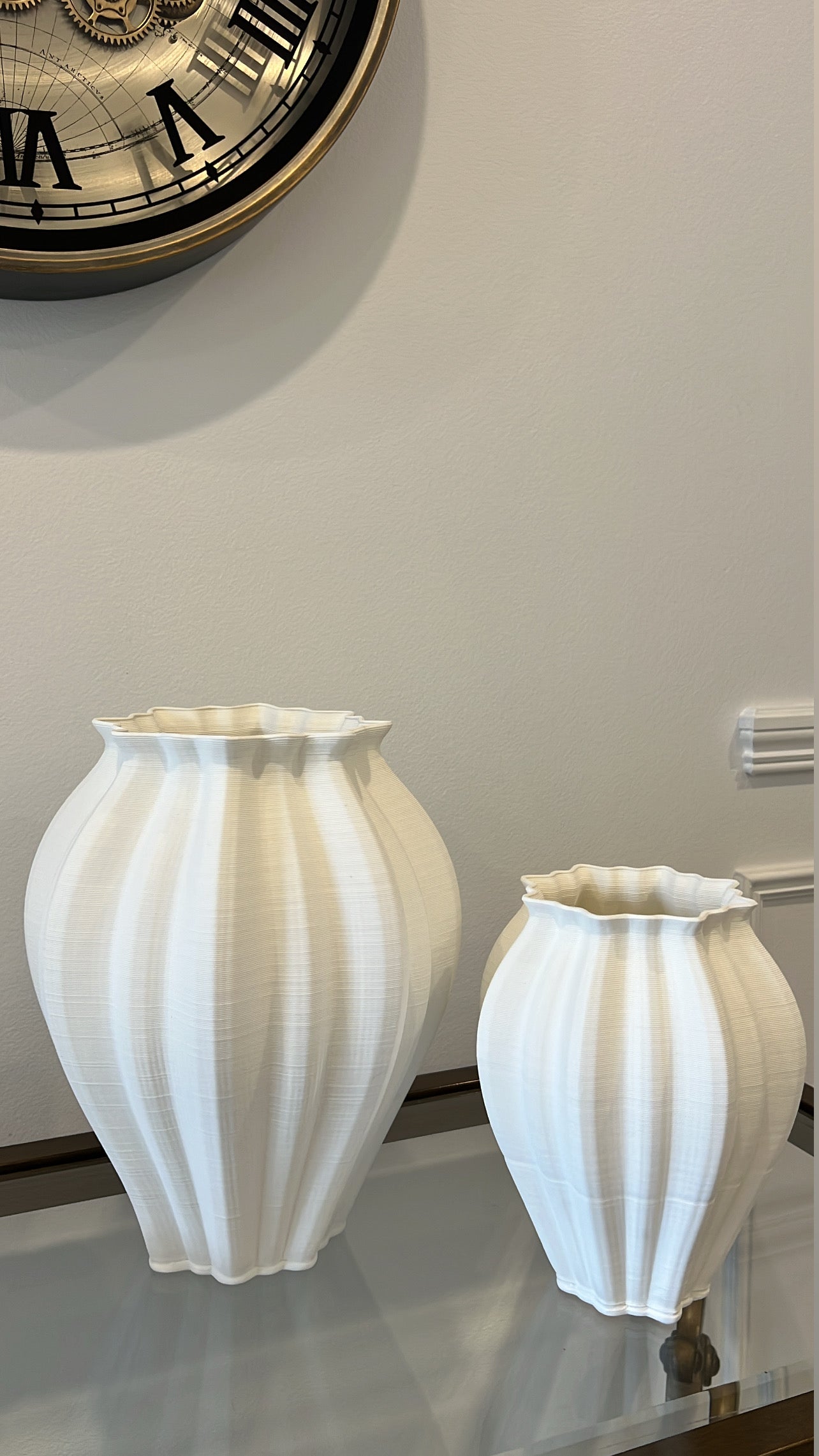 Lujayna ceramic 3d digital vase - Luscious Homewares