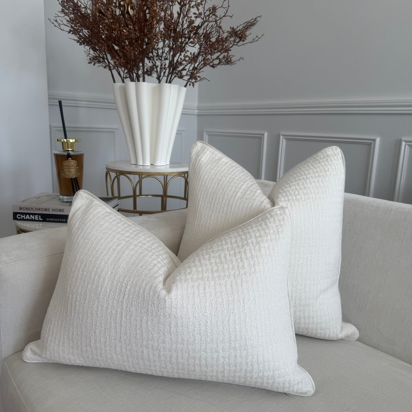Bianca off white cushion